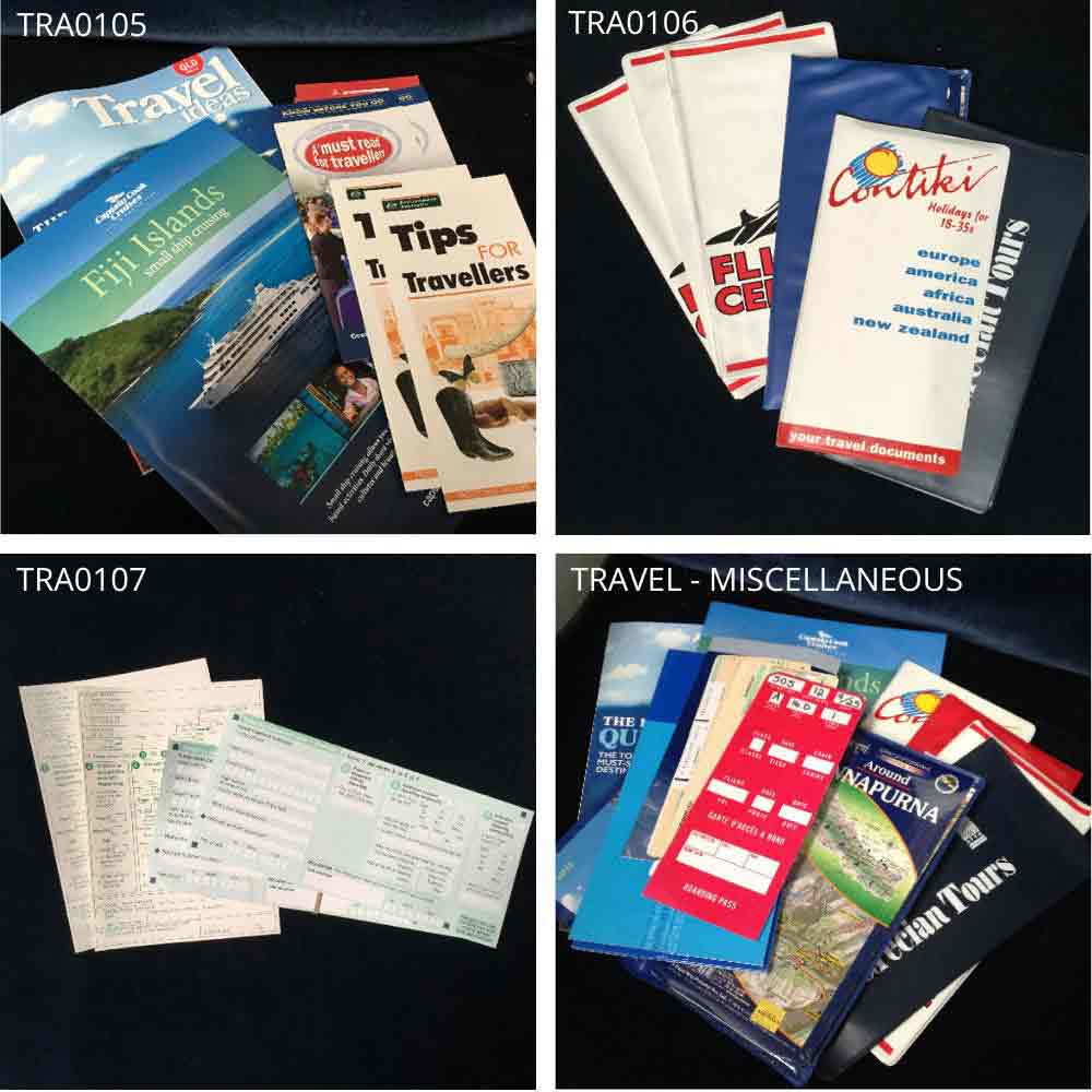 TRAVEL ASSORTED - Brochure, Document Wallet & Customs Form